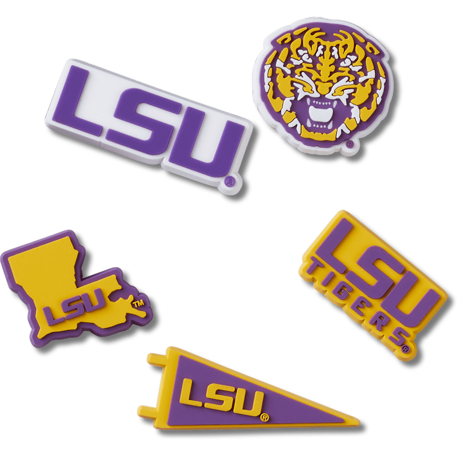 Crocs Recommended | LSU 5 Pack Jibbitz™ charms