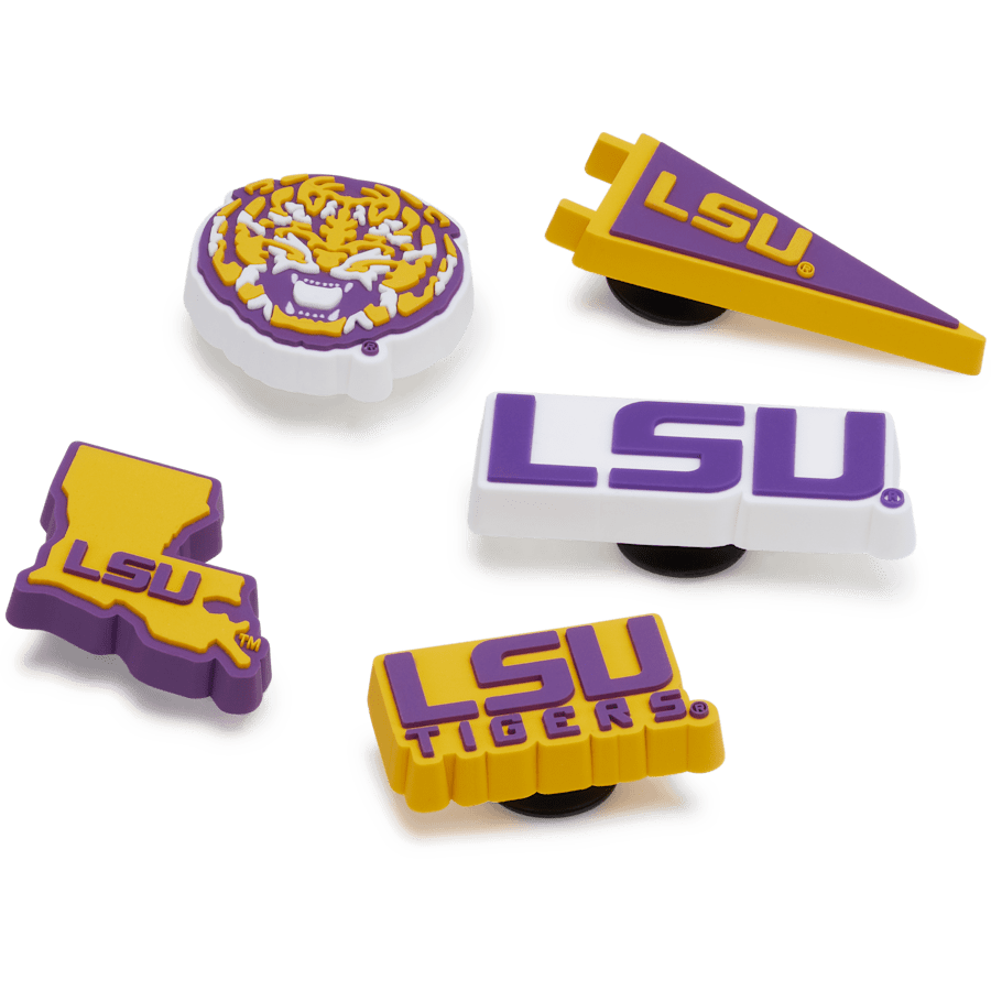 Crocs Recommended | LSU 5 Pack Jibbitz™ charms