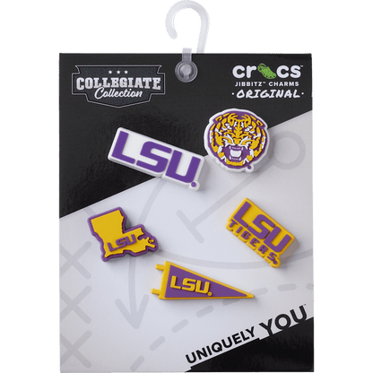 Crocs Recommended | LSU 5 Pack Jibbitz™ charms