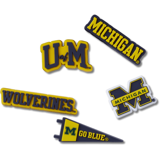 Crocs Best Seller | University of Michigan 5 Pack Jibbitz™ charms