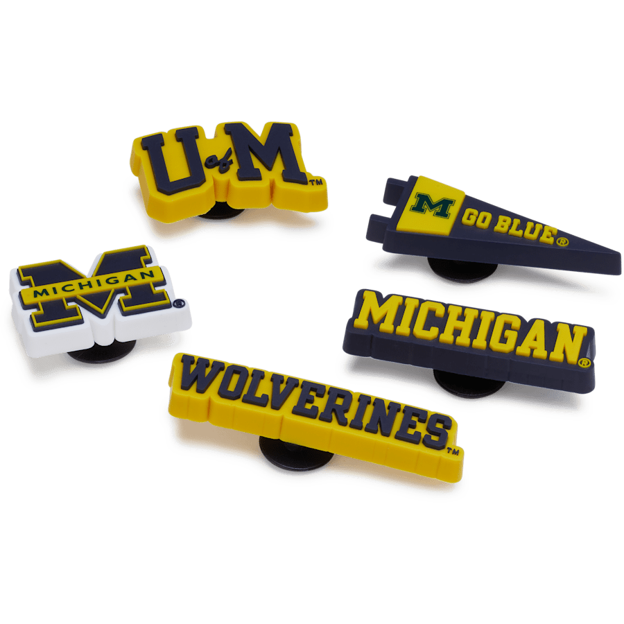 Crocs Best Seller | University of Michigan 5 Pack Jibbitz™ charms
