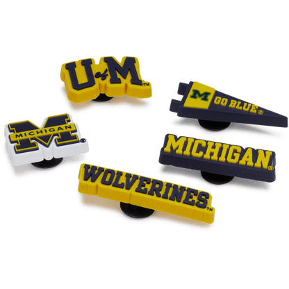 Crocs Best Seller | University of Michigan 5 Pack Jibbitz™ charms