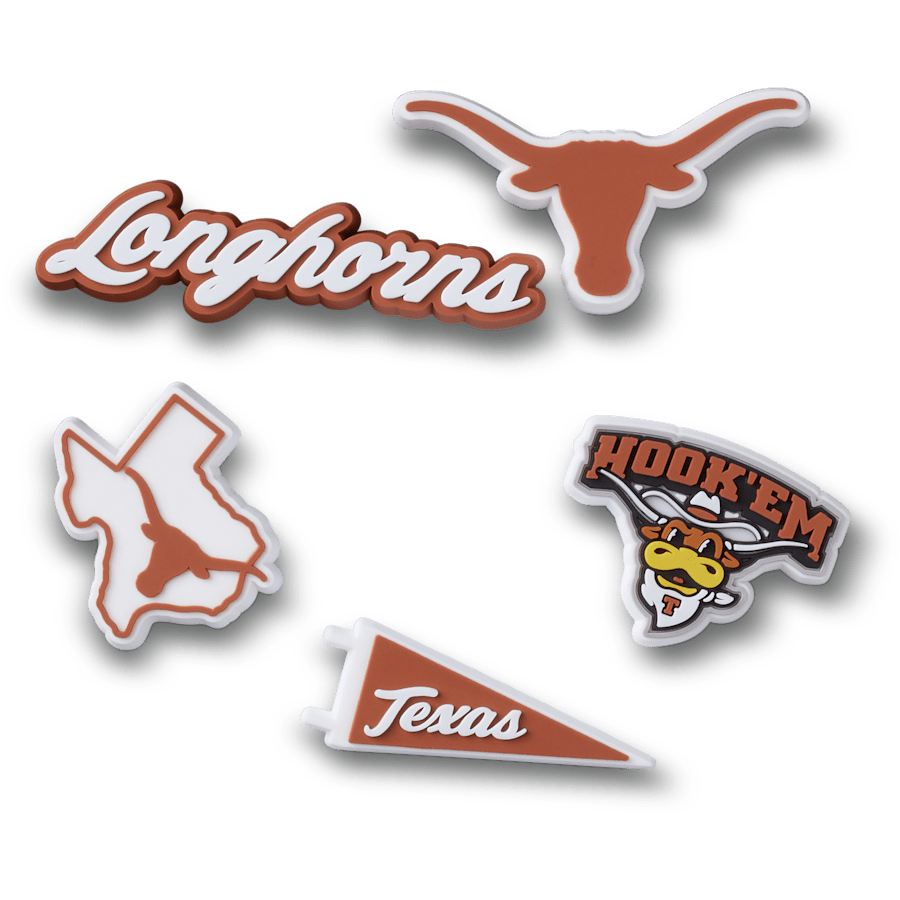 Crocs Value | University of Texas 5 Pack Jibbitz™ charms
