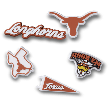 Crocs Value | University of Texas 5 Pack Jibbitz™ charms