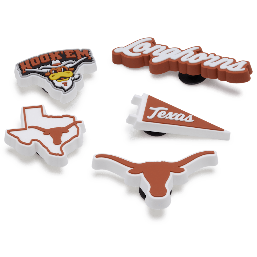 Crocs Value | University of Texas 5 Pack Jibbitz™ charms