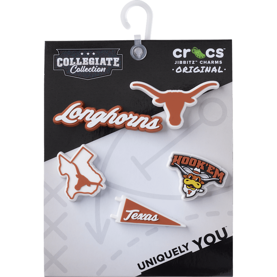 Crocs Value | University of Texas 5 Pack Jibbitz™ charms