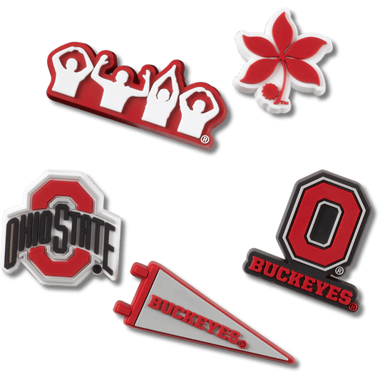 Crocs Premium | Ohio State University 5 Pack Jibbitz™ charms