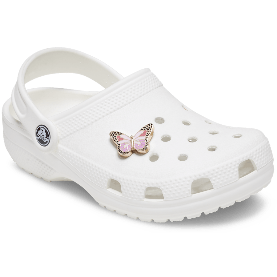 Crocs Deals | Pink Elevated Colorful Butterfly Jibbitz™ charms