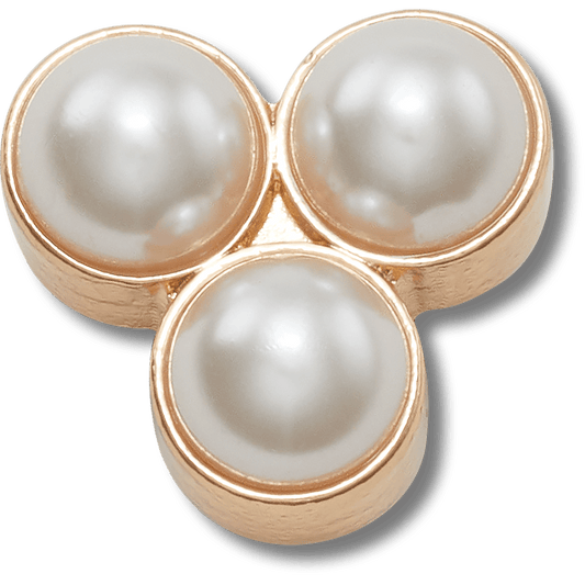 Crocs Best Seller | Triple Pearl Jibbitz™ charms