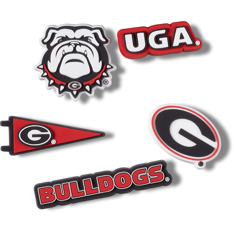 Crocs Best Seller | University of Georgia 5 Pack Jibbitz™ charms