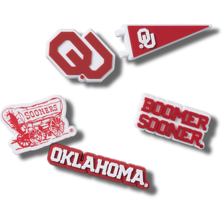 Crocs Trending | Univ of Oklahoma 5 Pack Jibbitz™ charms