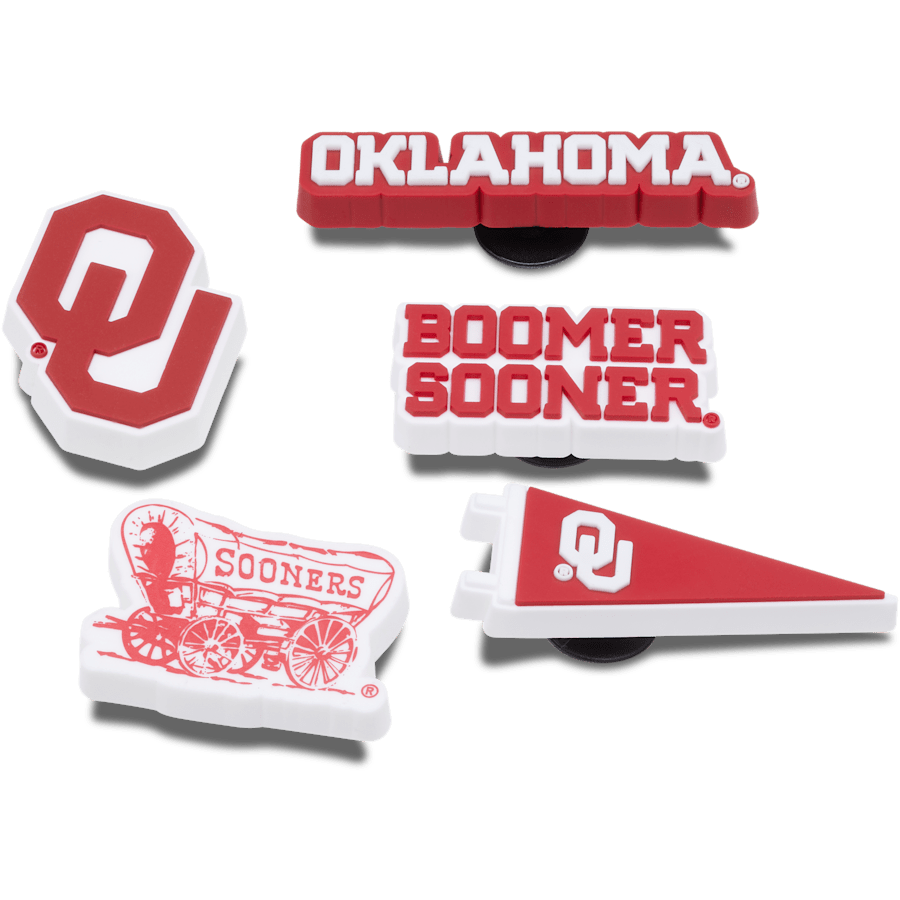Crocs Trending | Univ of Oklahoma 5 Pack Jibbitz™ charms
