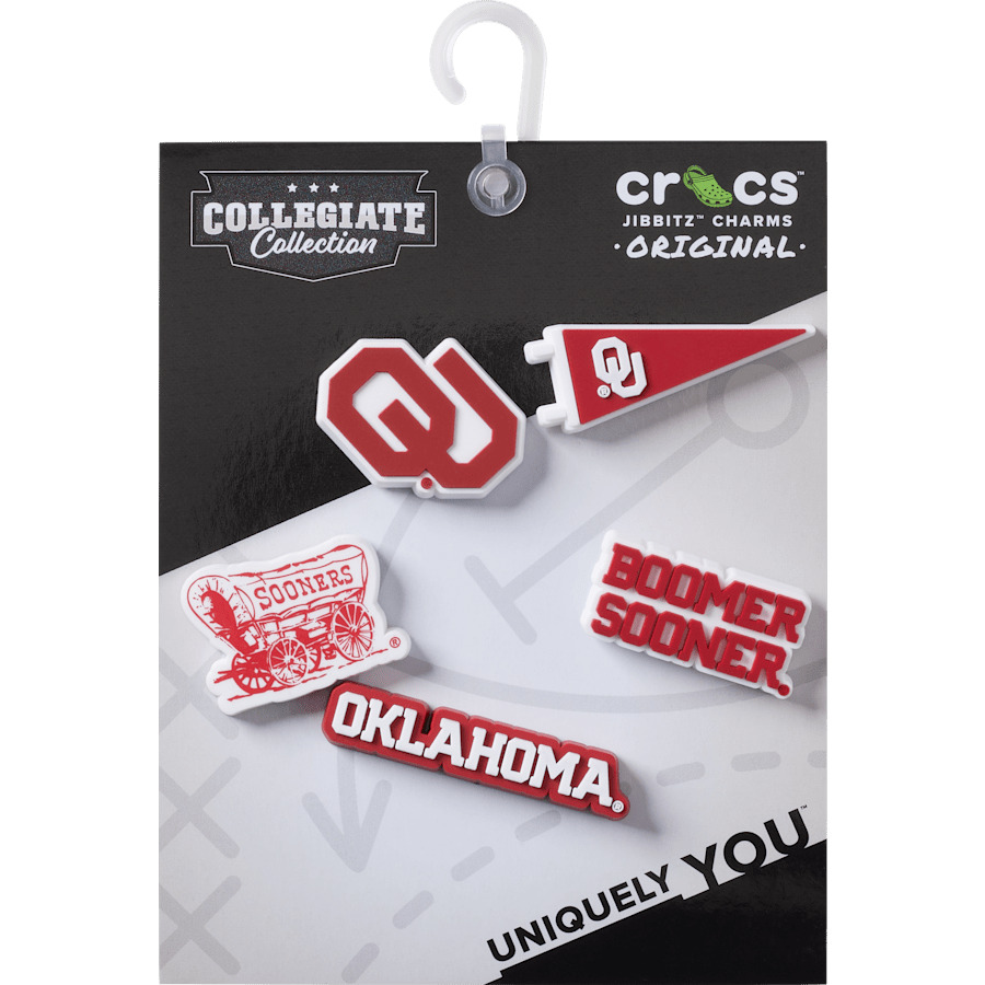 Crocs Trending | Univ of Oklahoma 5 Pack Jibbitz™ charms