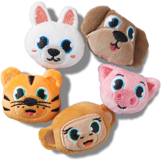 Crocs Value | Fuzzy Animal 5 Pack Jibbitz™ charms