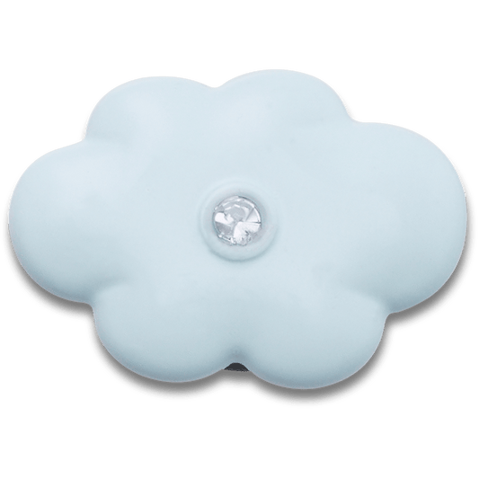 Crocs Essential | Blue Flower With Crystal Jibbitz™ charms