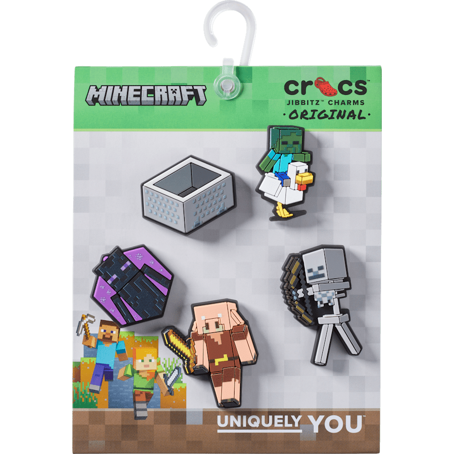 Crocs Exclusive | Minecraft 5 Pack Jibbitz™ charms