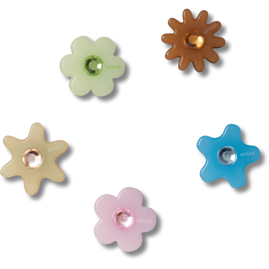 Crocs Premium | Enlighten Flower 5 Pack Jibbitz™ charms
