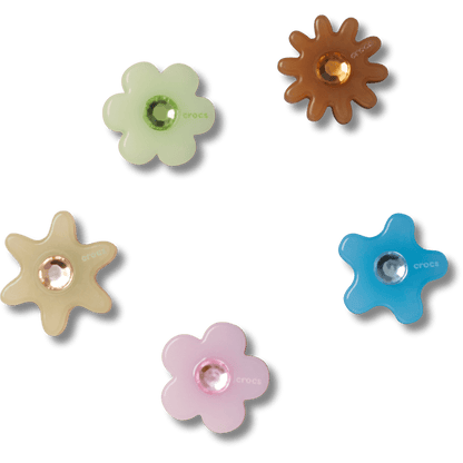Crocs Premium | Enlighten Flower 5 Pack Jibbitz™ charms
