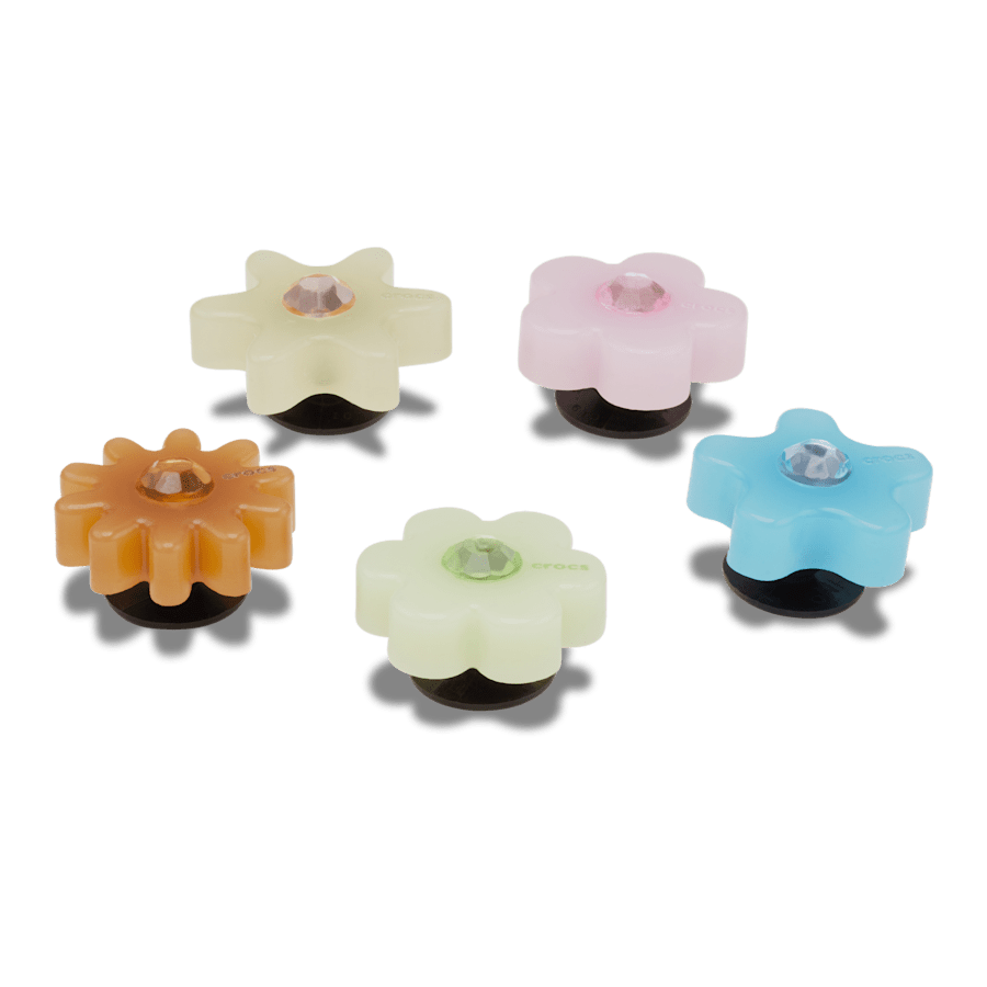 Crocs Premium | Enlighten Flower 5 Pack Jibbitz™ charms