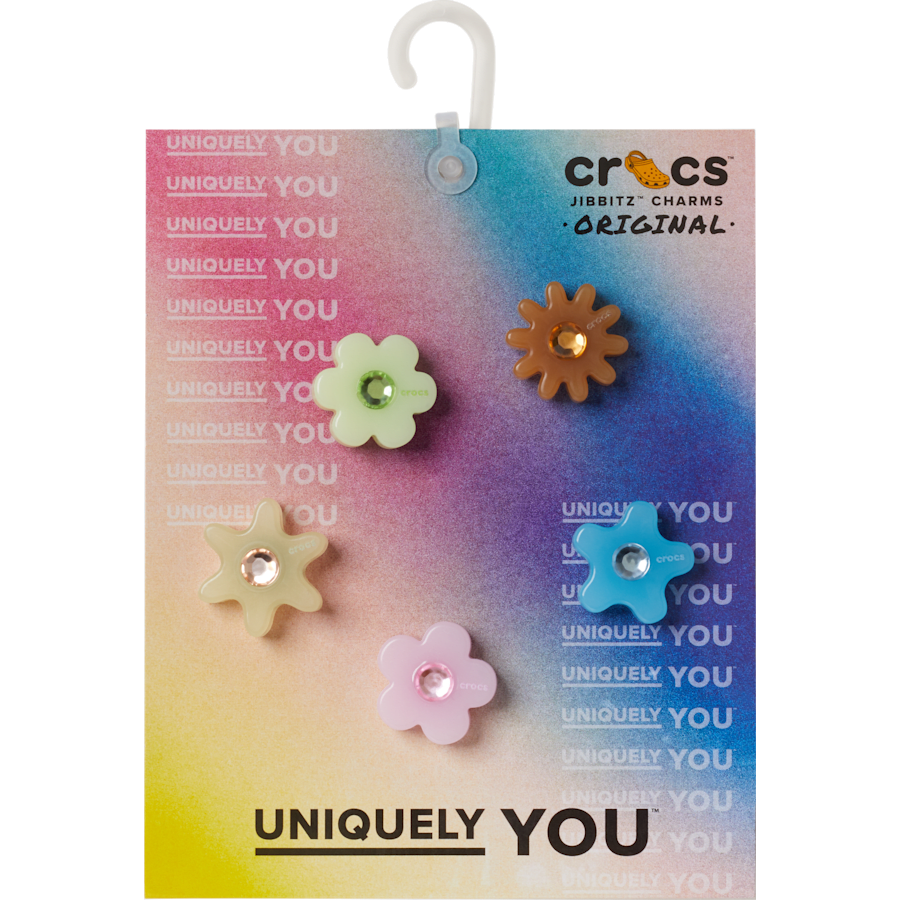 Crocs Premium | Enlighten Flower 5 Pack Jibbitz™ charms