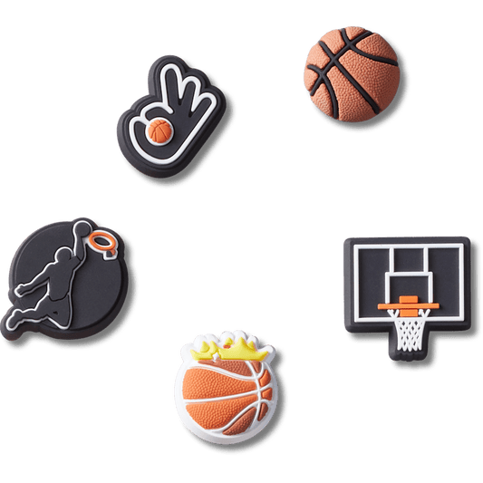 Crocs Exclusive | Basketball Team 5 Pack Jibbitz™ charms
