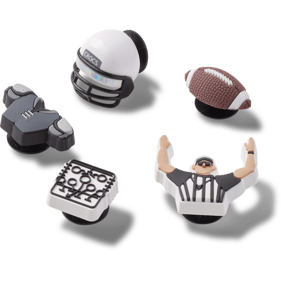 Crocs Premium | Football Team 5 Pack Jibbitz™ charms
