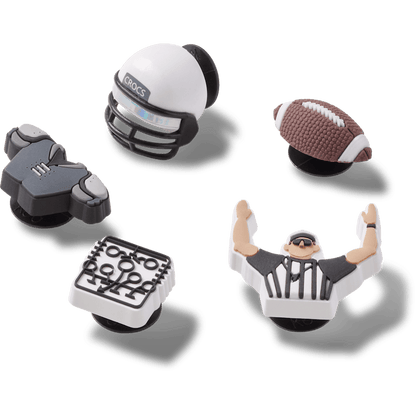 Crocs Premium | Football Team 5 Pack Jibbitz™ charms