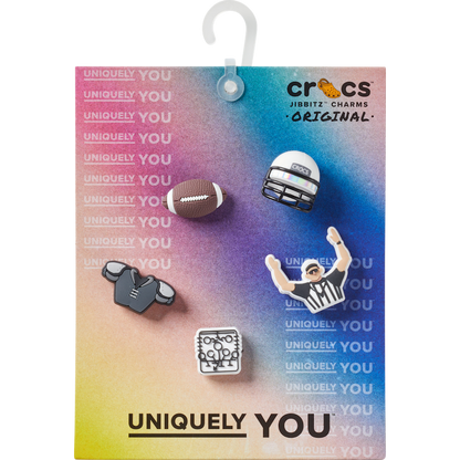 Crocs Premium | Football Team 5 Pack Jibbitz™ charms