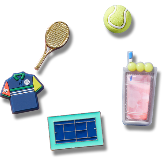 Crocs Everyday | Day at The Tennis Court 5 Pack Jibbitz™ charms
