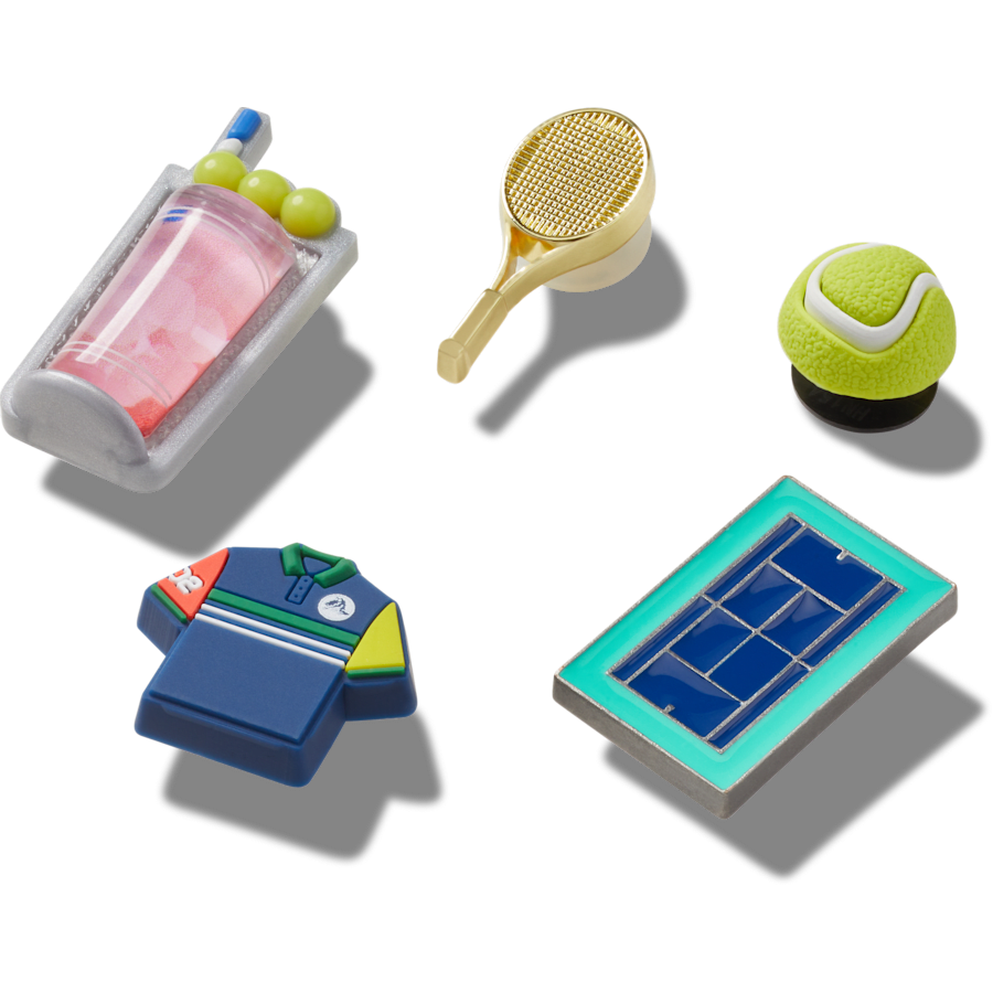 Crocs Everyday | Day at The Tennis Court 5 Pack Jibbitz™ charms