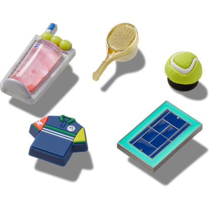 Crocs Everyday | Day at The Tennis Court 5 Pack Jibbitz™ charms