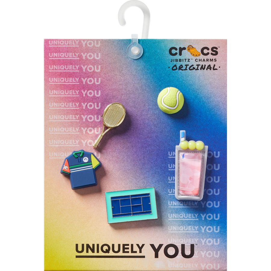 Crocs Everyday | Day at The Tennis Court 5 Pack Jibbitz™ charms