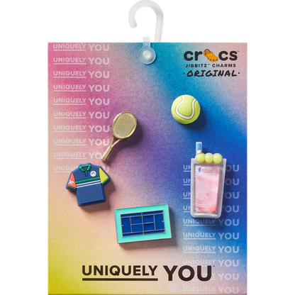 Crocs Everyday | Day at The Tennis Court 5 Pack Jibbitz™ charms