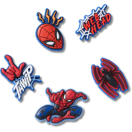 Crocs Value | Spiderman 5 Pack Jibbitz™ charms