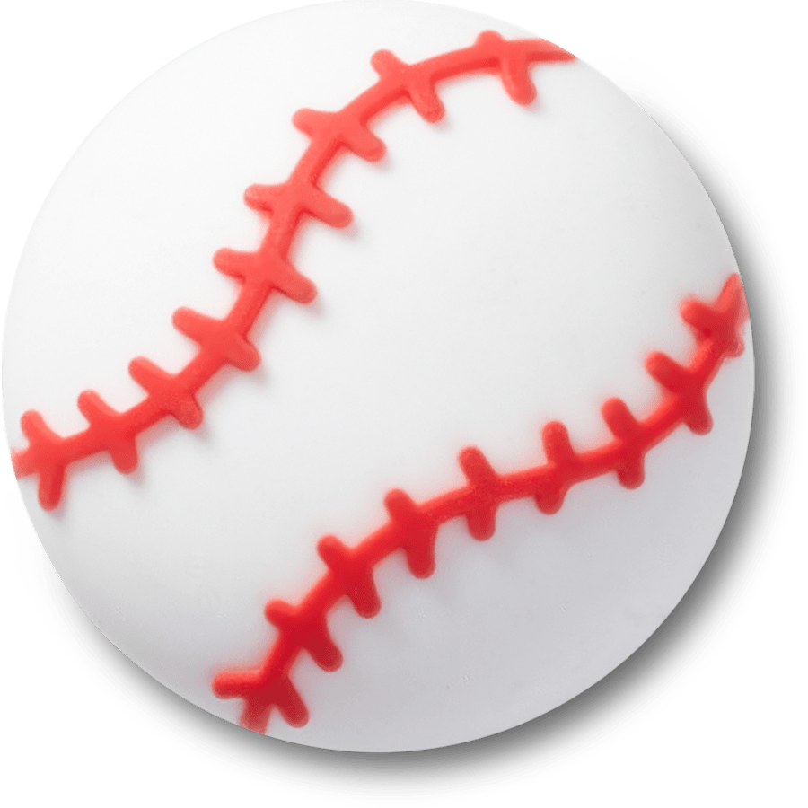Crocs Smart Buy | Textured Baseball Jibbitz™ charms