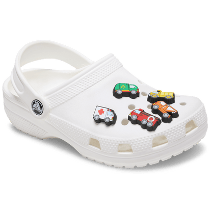 Crocs Latest | Tiny Work Trucks 5 Pack Jibbitz™ charms