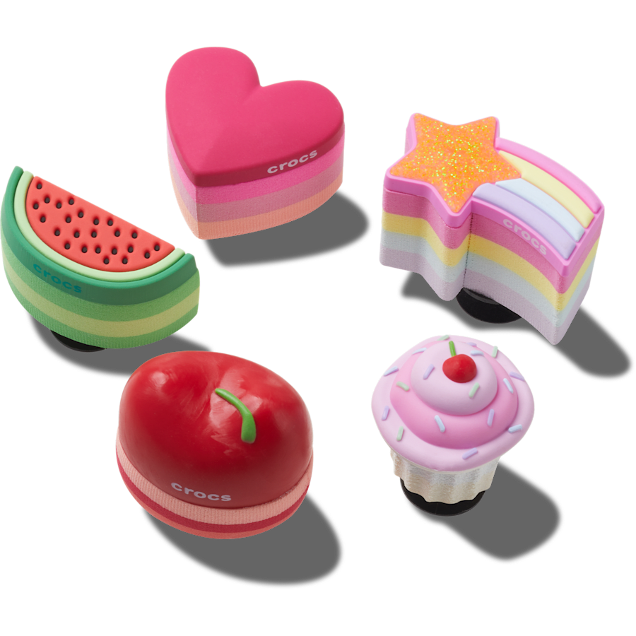 Crocs Popular | Stacked Sweets 5 Pack Jibbitz™ charms