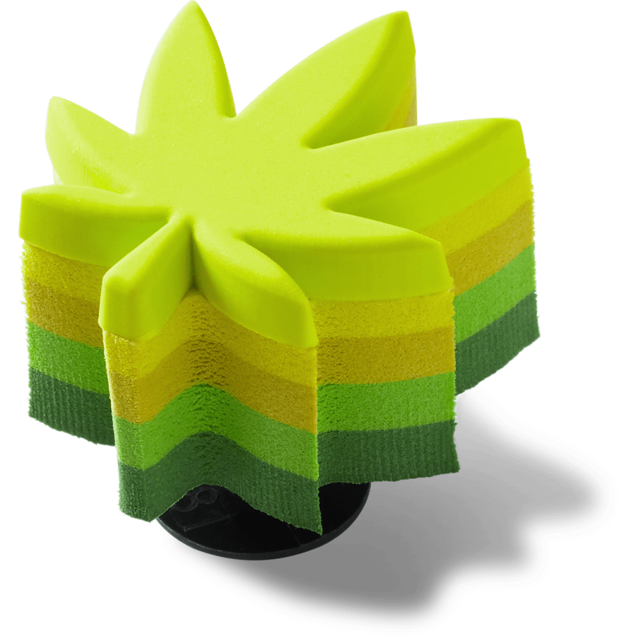 Crocs New | Stacked Hemp Leaf Jibbitz™ charms