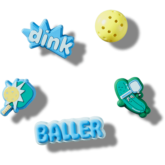 Crocs Customer Favorite | Pickle Ball 5 Pack Jibbitz™ charms