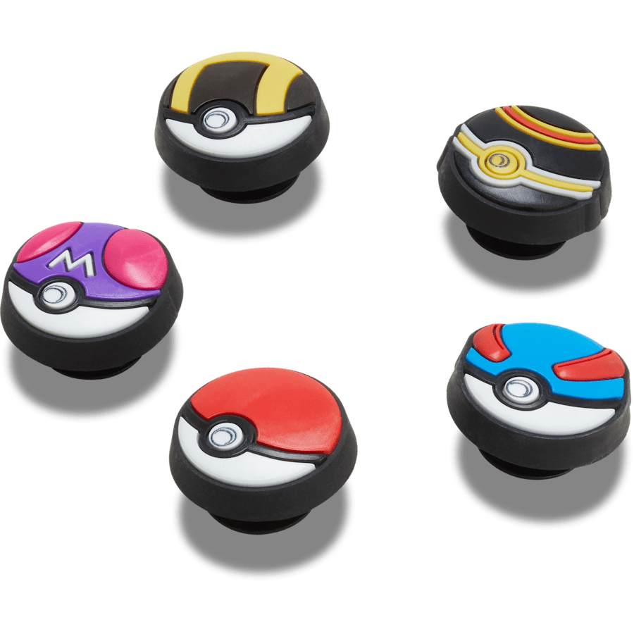 Crocs Trending | Poke Ball 5 Pack Jibbitz™ charms