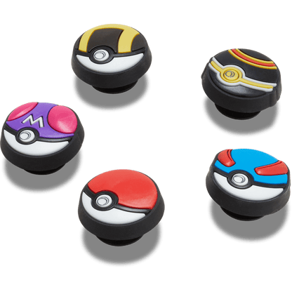 Crocs Trending | Poke Ball 5 Pack Jibbitz™ charms