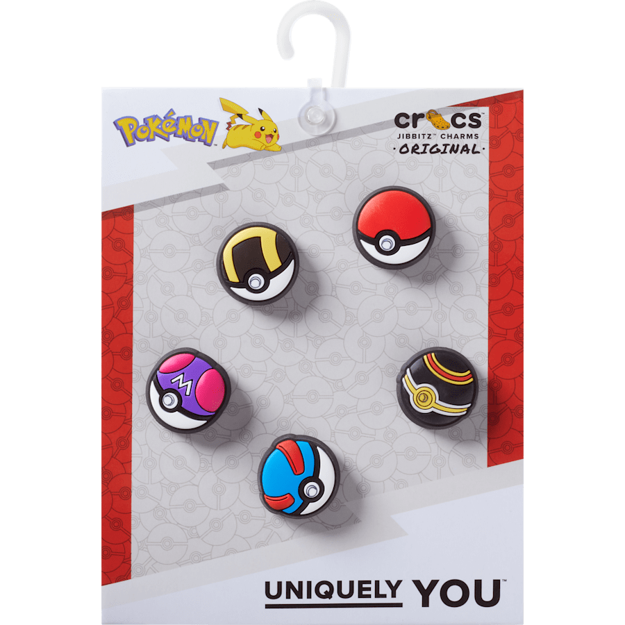 Crocs Trending | Poke Ball 5 Pack Jibbitz™ charms