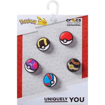 Crocs Trending | Poke Ball 5 Pack Jibbitz™ charms