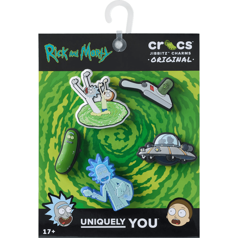 Crocs Customer Favorite | Rick and Morty 5 Pack Jibbitz™ charms