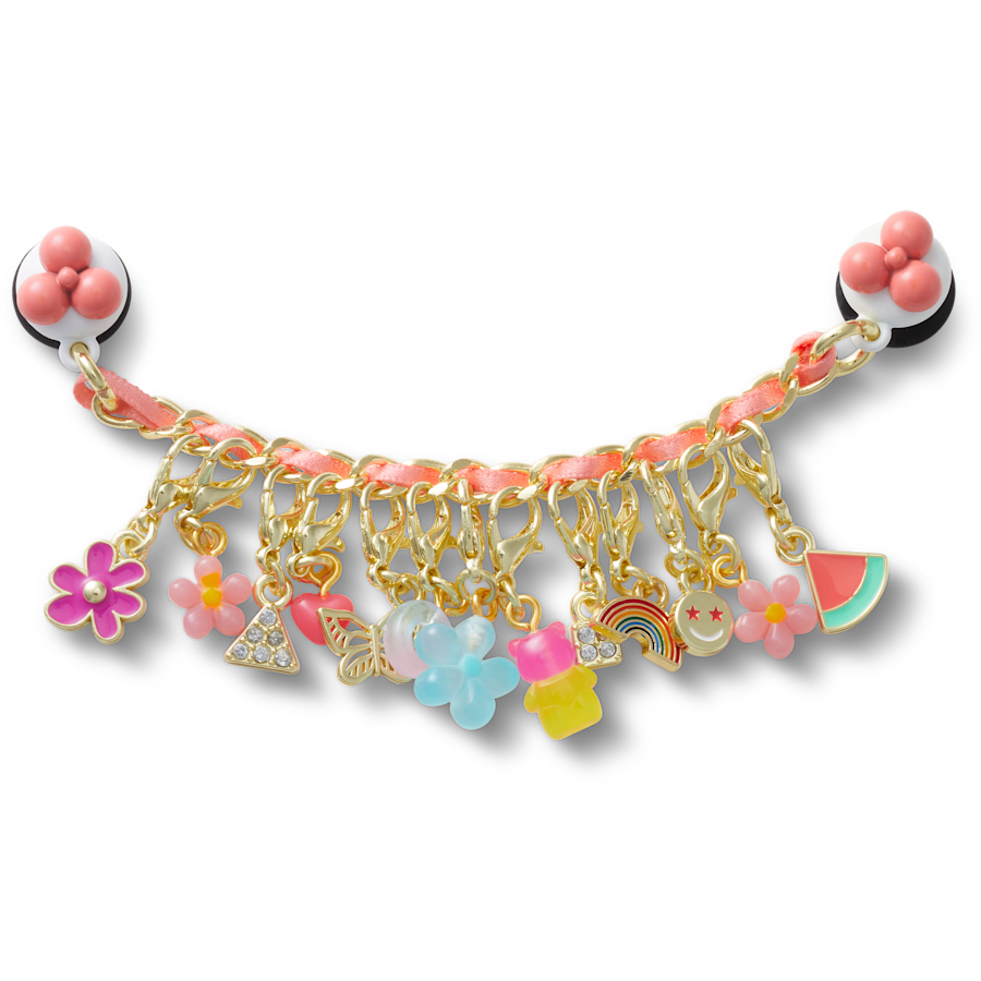 Crocs Customer Favorite | Pink Adjustable Charm Chain Jibbitz™ charms