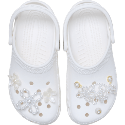 Crocs Discount | White Pearl Beaded 5 Pack Jibbitz™ charms