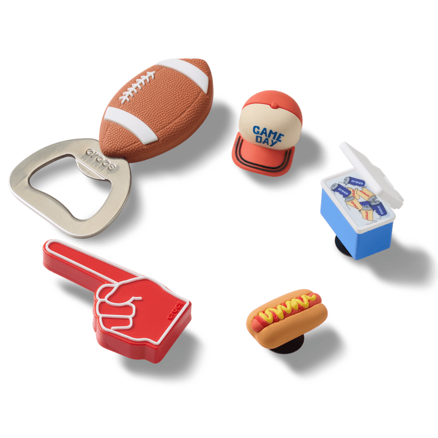 Crocs Deals | Tailgate 5 Pack Jibbitz™ charms
