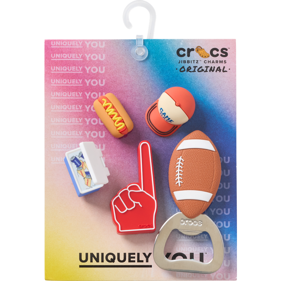Crocs Deals | Tailgate 5 Pack Jibbitz™ charms
