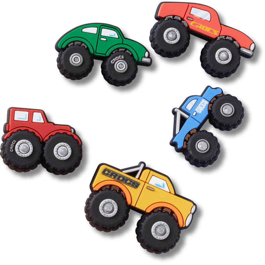Crocs Latest | Monster Truck 5 Pack Jibbitz™ charms