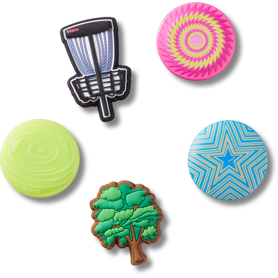 Crocs Essential | Disc Golf 5 Pack Jibbitz™ charms